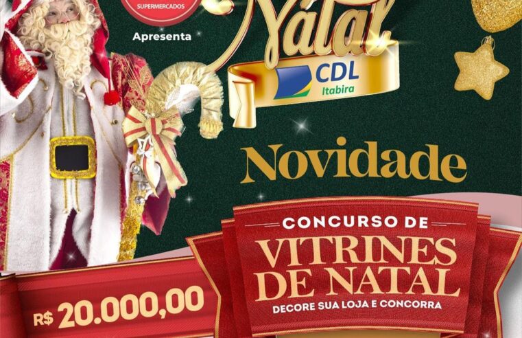 CDL vai premiar melhor vitrine durante campanha Show de Natal.