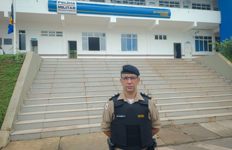 Major Rodrigo assume subcomando do 26º Batalhão da Polícia Militar