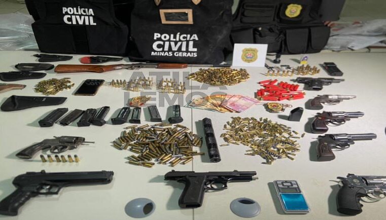 Polícia Civil faz prisões na Operação Senhor das Armas no Rio Doce
