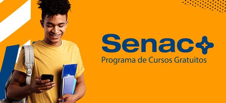 Senac+ oferece diversos cursos profissionalizantes gratuitos