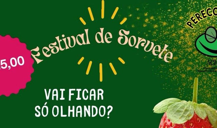 Perecolândia realiza festival do sorvete para temporada junina
