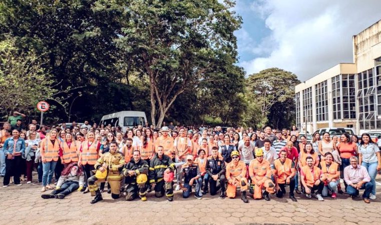 Abril Verde: 400 servidores públicos de Itabira fazem exercício de segurança