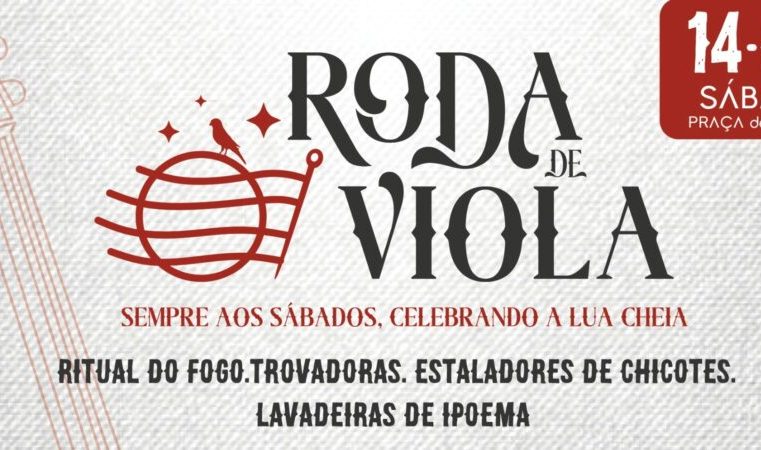 Nádia Campos e Miguel Oliveira na Roda de Viola, em Ipoema