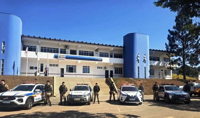 PMMG com nova viatura doada pela Prefeitura de Itabira, e lança operação “Linha Segura”