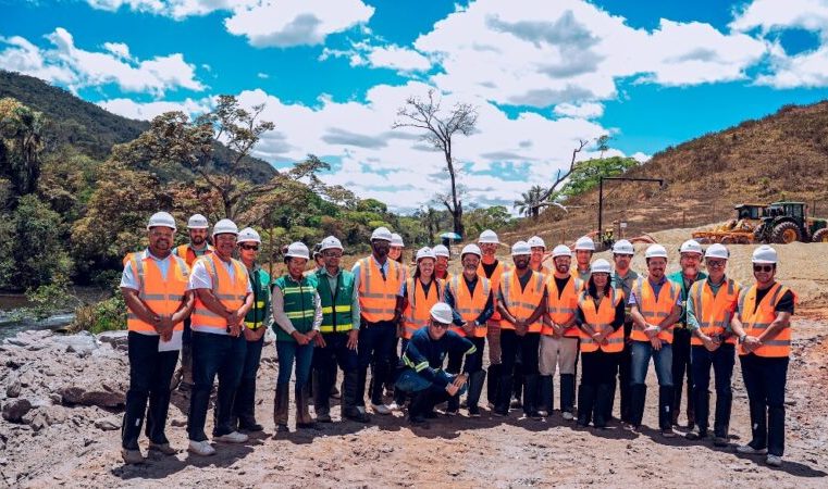 Visita guiada pela Vale atualiza sobre obras do projeto de captação no Rio Tanque