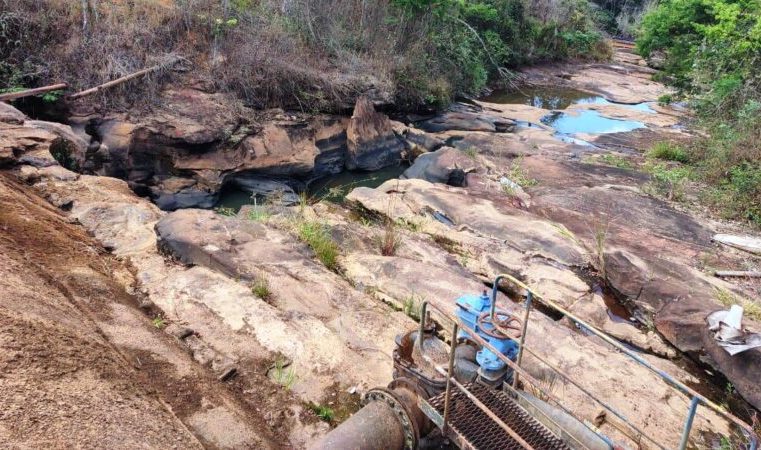 Saae informa que seca severa mantém abastecimento reduzido em Itabira