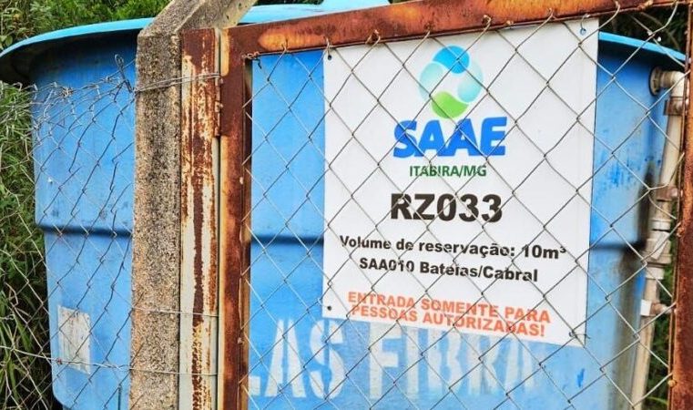 Bateias: intervenção no reservatório afeta o fornecimento de água