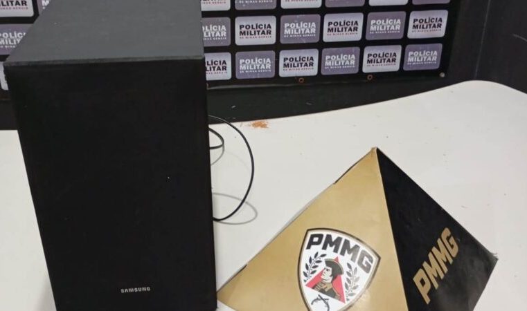 Polícia Militar de Itabira recolhe mais equipamentos usados em poluição sonora