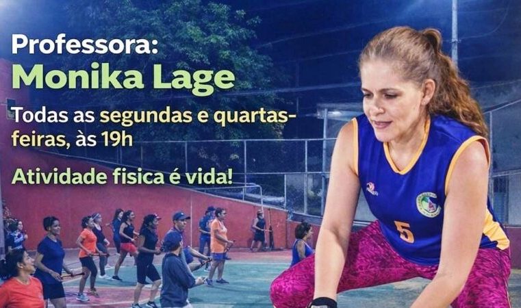 Caminho Novo com aulas gratuitas de atividade física