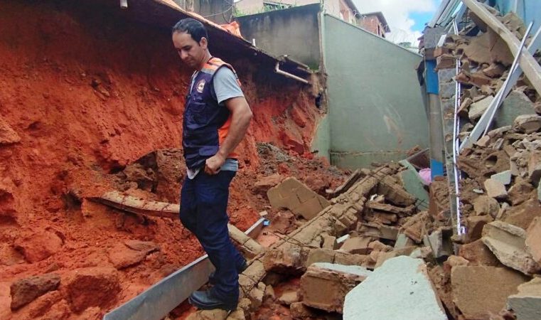Compdec faz balanço de estragos provocados pela forte chuva em Itabira
