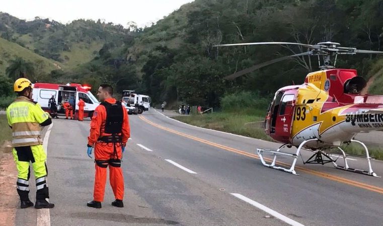 Santa Maria de Itabira: capotamento deixa três feridos na rodovia MGC-120