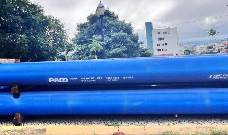 Cronograma rigorosamente cumprido nas obras de extensão do Anel Hidráulico