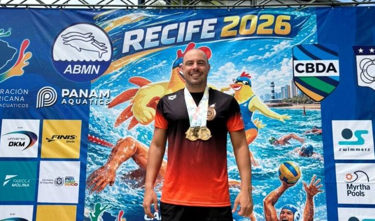 Itabira: nadador Arthur Rossi de Pádua se destaca no Campeonato Sul-americano