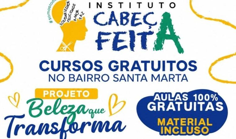 Instituto “Cabeça Feita” abre inscrições para cursos e oficinas gratuitas
