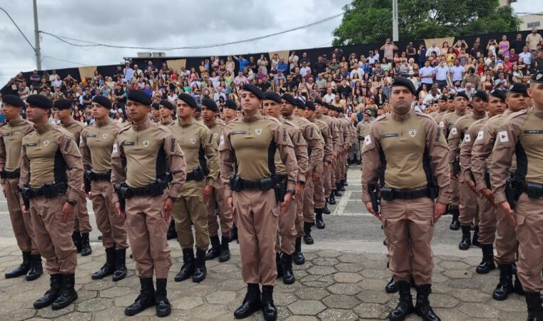 PM realiza cerimônia de formatura de nova turma de soldados. Itabira terá reforço