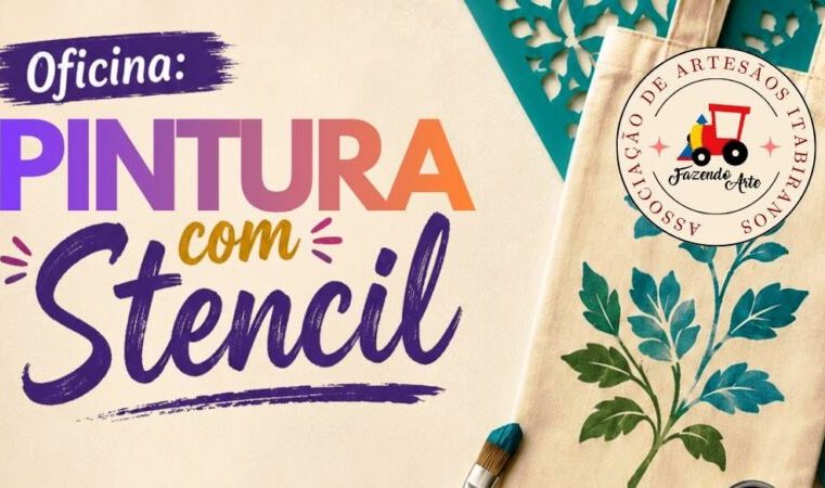 Aprenda técnicas de pintura com stencil em curso gratuito da AIFA