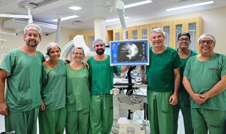 FSFX realiza procedimento inédito para tratamento da síndrome rara com ultrassom intravascular