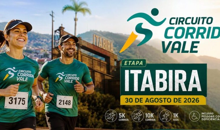 Circuito Corrida Vale terá etapa inédita em Itabira. São aguardados cerca de quatro mil participantes
