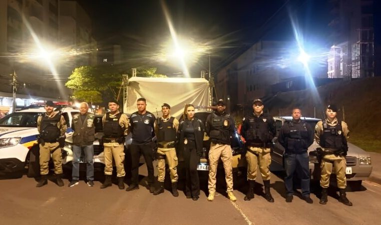 Operação conjunta em Itabira mira proteção à juventude. Itens irregulares são recolhidos