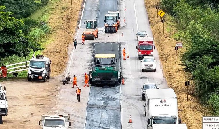 BR-381: serviços de recuperação do pavimento, sinalização e conservação