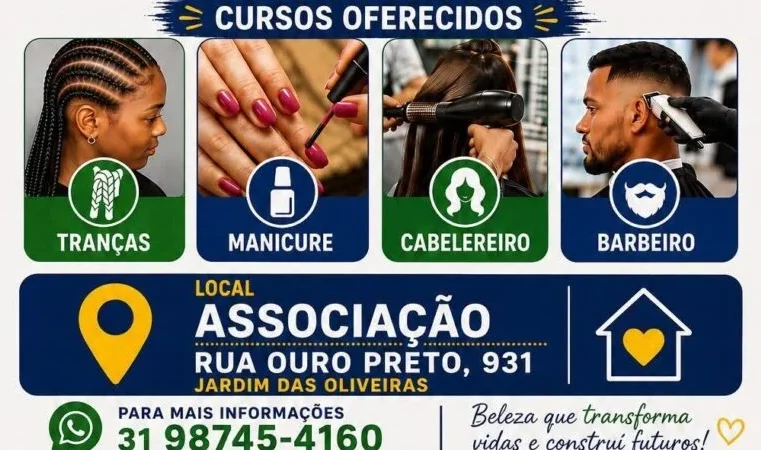 Instituto Cabeça Feita oferece quatro cursos gratuitos pelo projeto “Beleza que Transforma”