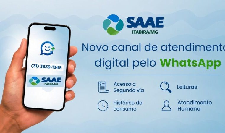 Itabira: nova plataforma digital do Saae facilita a comunicação com o cliente