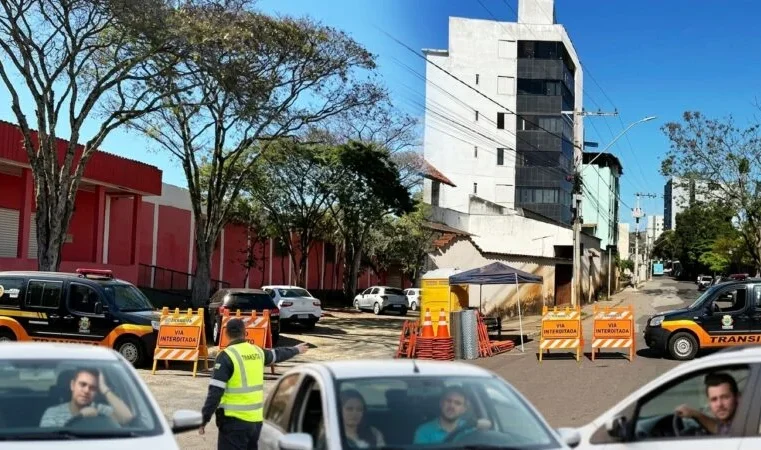 Transita informa interdições de duas vias para eventos. Motoristas devem ficar atentos