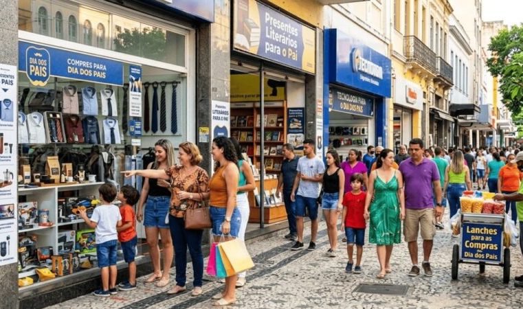 Comércio celebra nível alto de vendas no Dia dos Pais