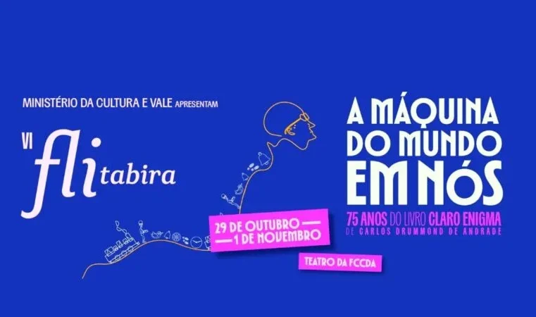 “A Máquina do Mundo em Nós” será o tema do 6º Flitabira. Evento começa dia 29 de outubro