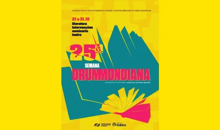 Até 31 de outubro, Itabira celebra a 25ª edição da Semana Drummondiana