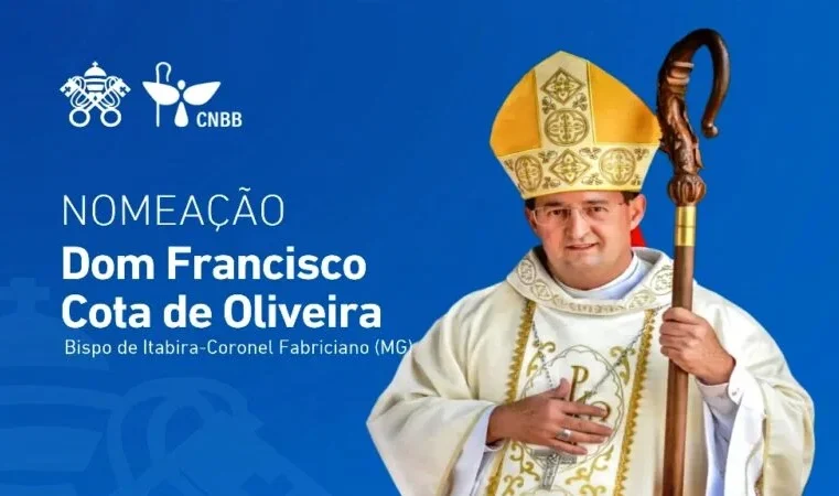 Dom Francisco Cota é anunciado como bispo da Diocese de Itabira-Coronel Fabriciano